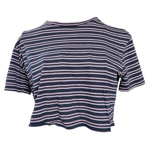 Mattelsa Colombia 100% Cotton Striped Crop Top - Size S